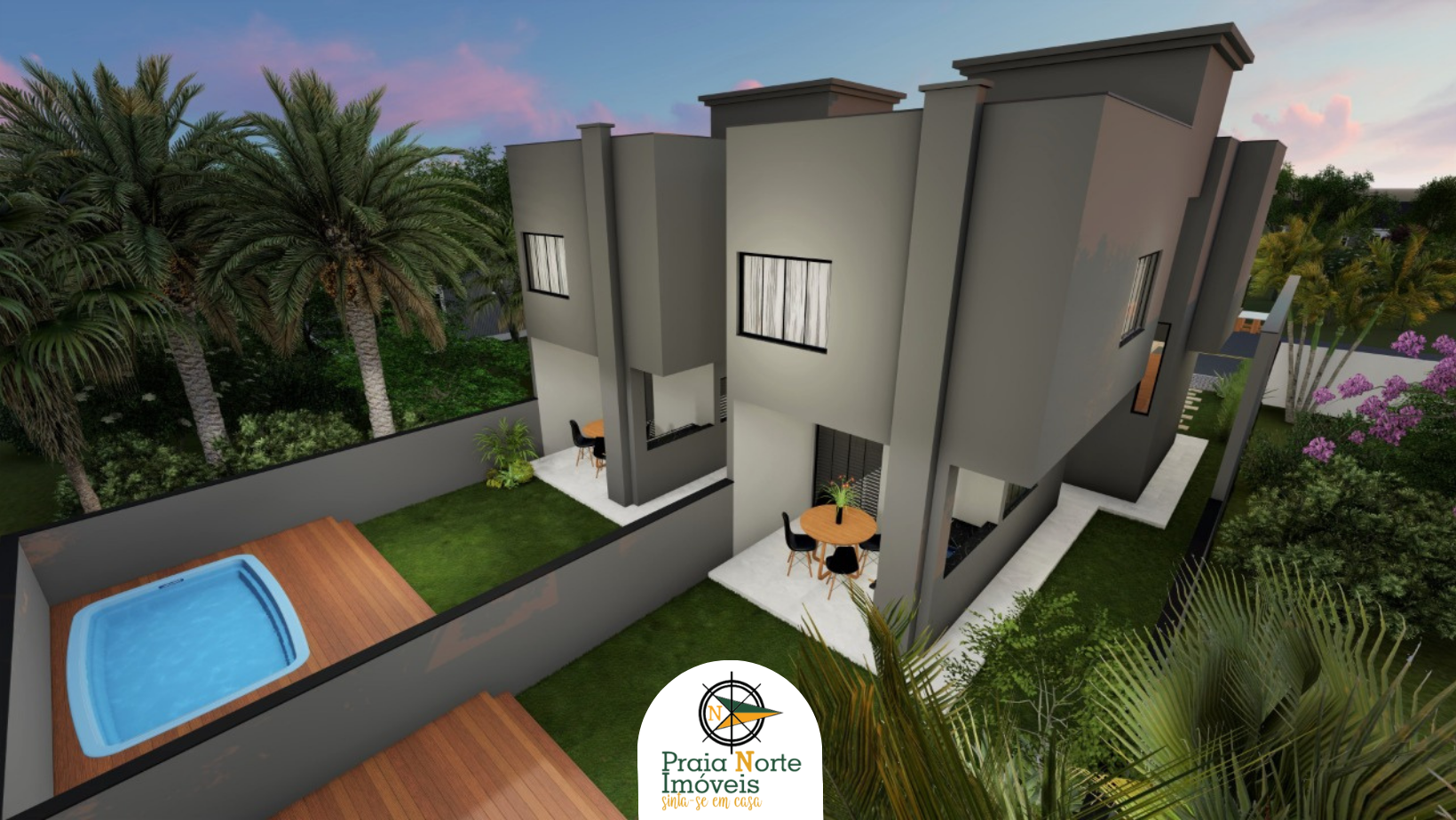 Foto do imóvel: 'Casa geminada na praia de Itajubá- Barra Velha SC'